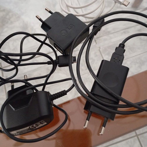 LG chargers and cables like new, with old and new plugs