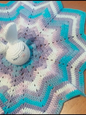 Handmade bunny toy new made of cotton yarn