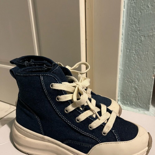 Zara denim sneakers like new, size 34, blue