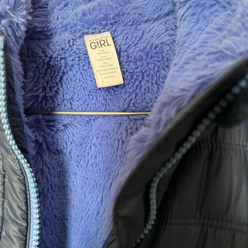 Athleta girl jacket size 12 like new, blue