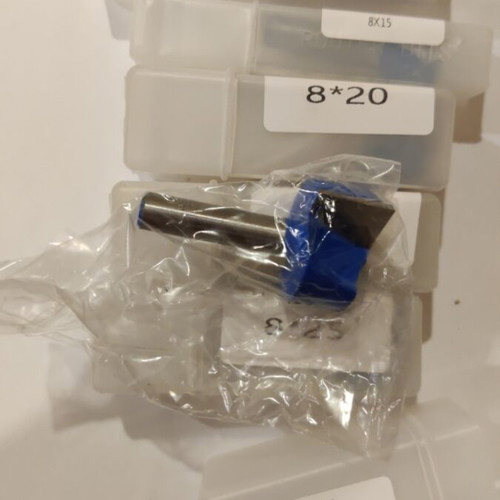 TCT Bottom Cleaning Router Bits Set new, 6 sizes, 8 mm shank