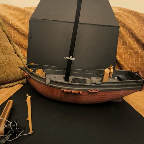 Playmobil pirate ship used, with missing parts