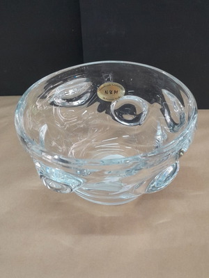 Glass bowl 15x10cm new