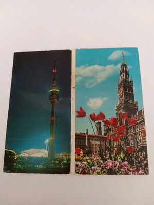 Postcards used, pack of 10, vintage from Germany