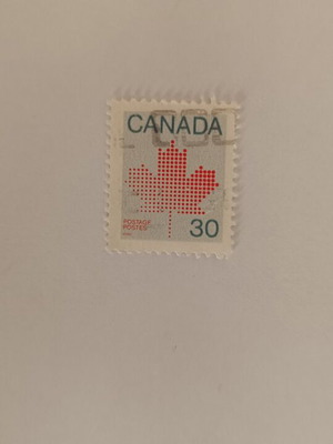 Συλλεκτικό γραμματόσημο Καναδά 30 cents 1982 σαν καινούργιο