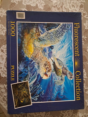 Puzzle with turtles 1000 pieces like new