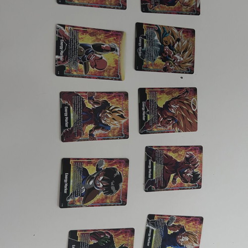 Dragon Ball energy marker foil cards, pack of 10