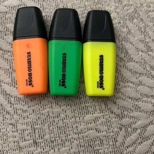 Collectible mini Stabilo new, set of 3 pieces