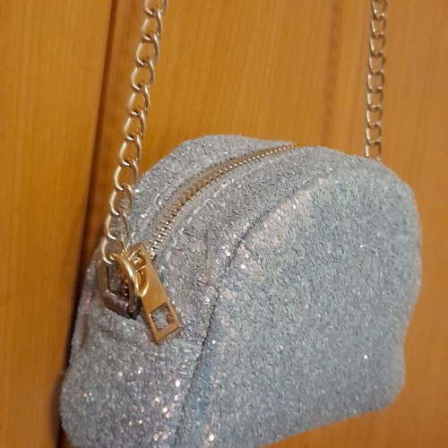 Crossbody bag with glitter Accessorize