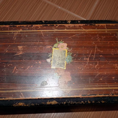 19th century music box used, heirloom from Constantinople