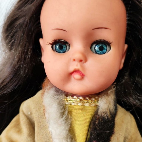 Bella doll used by Apergis company 1970s collectible