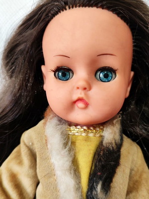Bella doll used by Apergis company 1970s collectible