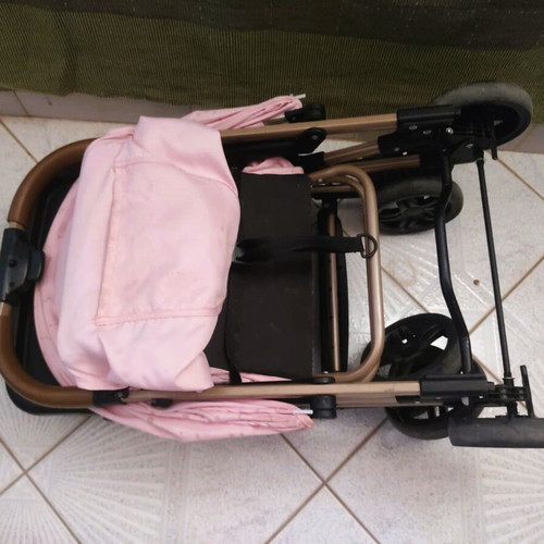 Chipolino April Rose Water baby stroller used, pink with gold details