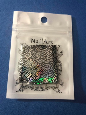 Holo Cracks Nail Art Foil Wrap καινούργια αυτοκόλλητα νυχιών