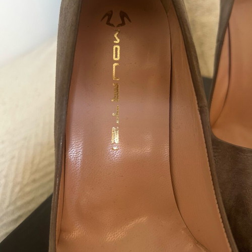 Mourtzi leather pumps collectible grey size 38 new