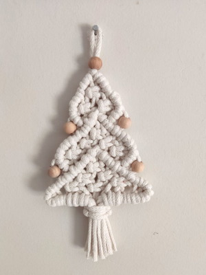 Macrame Christmas ornament handmade new