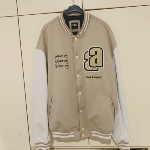 Zara men's jacket like new, size XL, beige