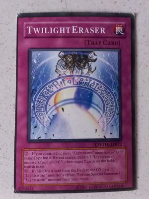 Yu-Gi-Oh! Twilight Eraser μεταχειρισμένη κάρτα, πακέτο 4 τεμ.