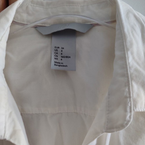 H&M Women's Shirt used, size XS, white