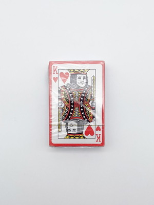 Playing card plastic new