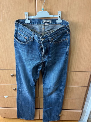 Мъжки дънки H&M синьо като нови, размер M L