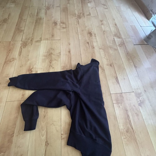 Zara quarter zip sweater, blue, size M