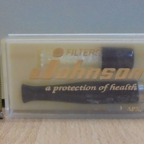Johnson old cigarette pipe with filter new