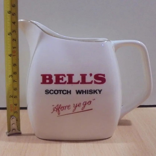 Bell's Scotch Whisky old promotional ceramic jug used