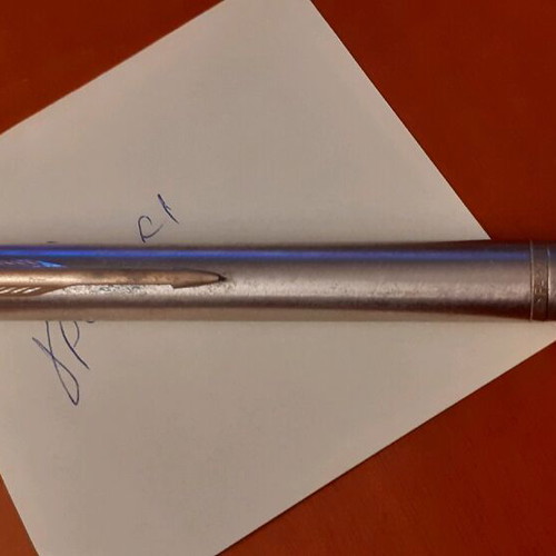 Collectible Parker silver pen used, very heavy