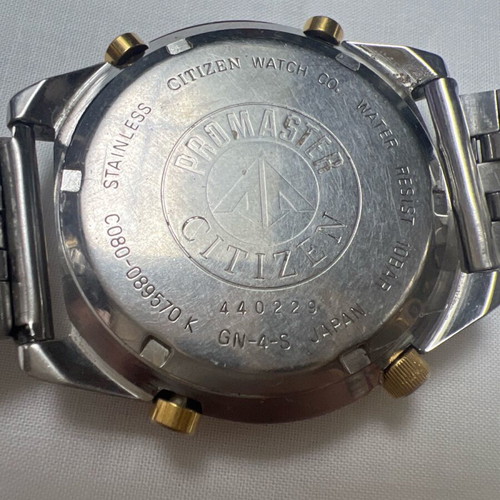 Citizen C080 Promaster World Time Chronograph watch used