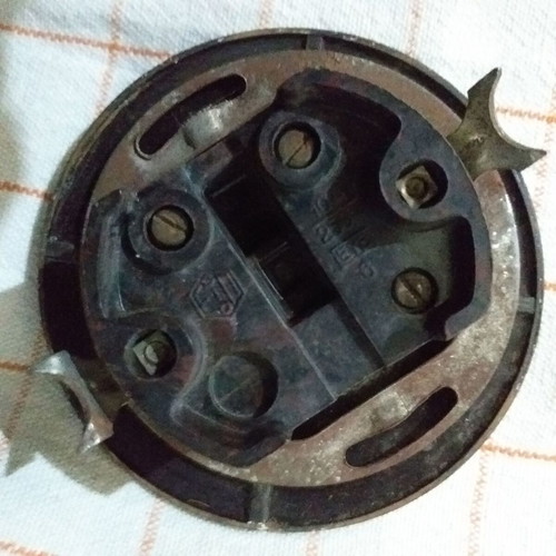 Used electrical components set of 6 bakelite pieces