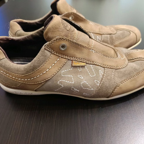 Timberland shoes genuine leather like new, light brown size 41