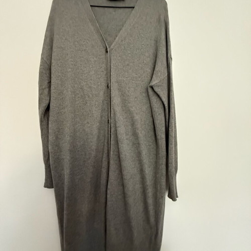 Zara long cardigan like new, gray, size XS