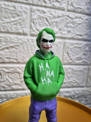 Joker figure new 3D printed decorative