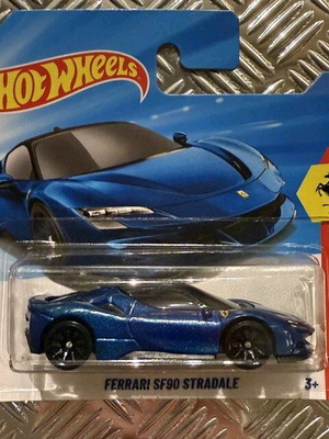 Hot Wheels Ferrari SF90 μπλε καινούργιο