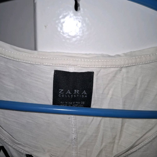 Zara women's white blouse like new size M