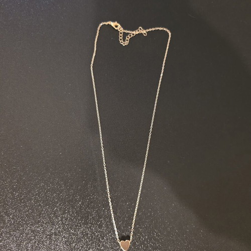 Gold necklace heart new