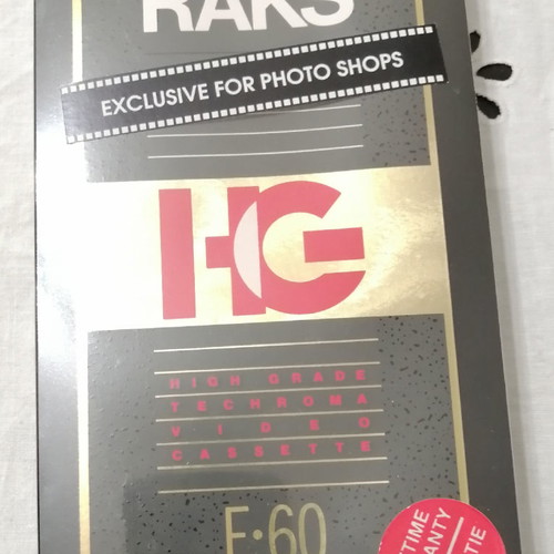 RAKS E-60 DVD cassettes new sealed