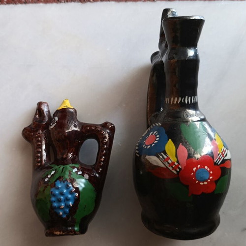 Traditional clay water whistles lalitses