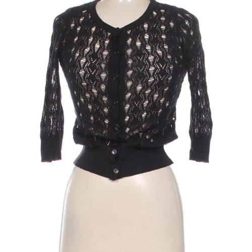 Topshop crochet cardigan like new, black, size S