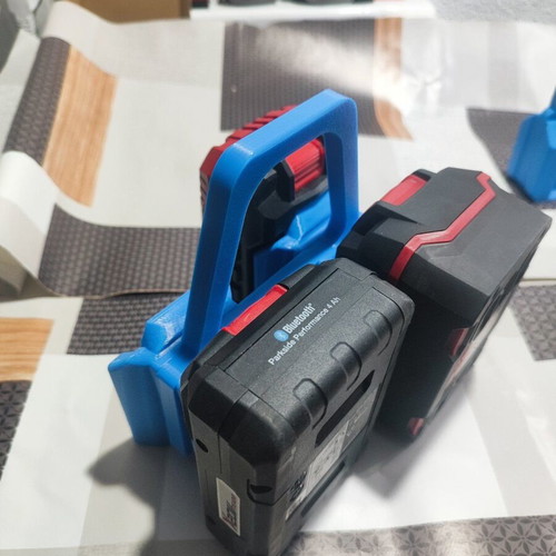 Parkside Battery Carrying Base with Handle 3D Printed