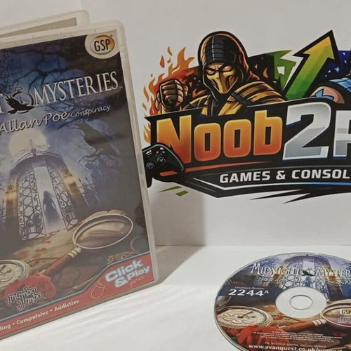Midnight Mysteries The Edgar Allan Poe Conspiracy PC CD-ROM used