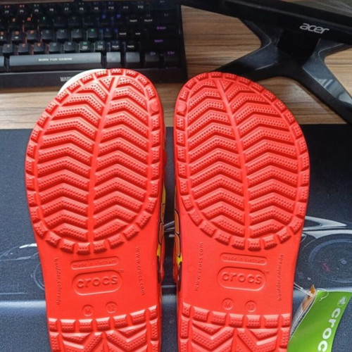 Crocs x Cars Lightning McQueen slippers new, size 46
