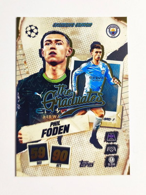 Topps Match Attax Champions League 2025-2026 The Graduates GRD1 Phil Foden new