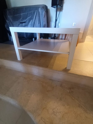 Ikea coffee table used, 78×78 cm, height 45 cm