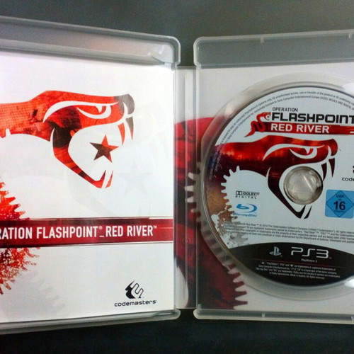 Operations Flashpoint Dragon Rising and Red River video games for PlayStation 3 like new