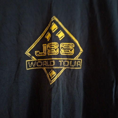 Jeff Scott Soto Band T-shirt used, size medium, black and yellow