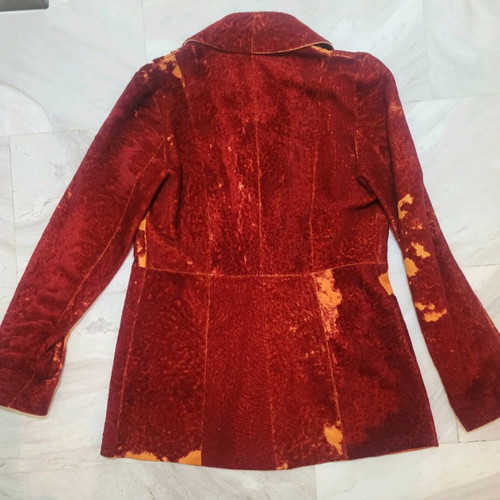 LaMatta lamb coat like new, multicolored, size S