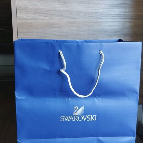 Swarovski Shopping Paper Bag used, gift tote