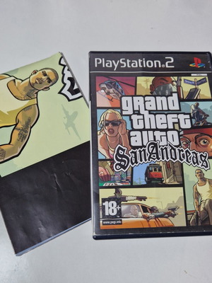 Grand Theft Auto San Andreas παιχνίδι για PlayStation 2 σαν καινούργιο